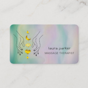 Heilhandmassage Thearapist Holistische Fitness Visitenkarte