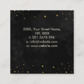 Heilhandschuhe - Dreifachmond Quadratische Visitenkarte (Rückseite)