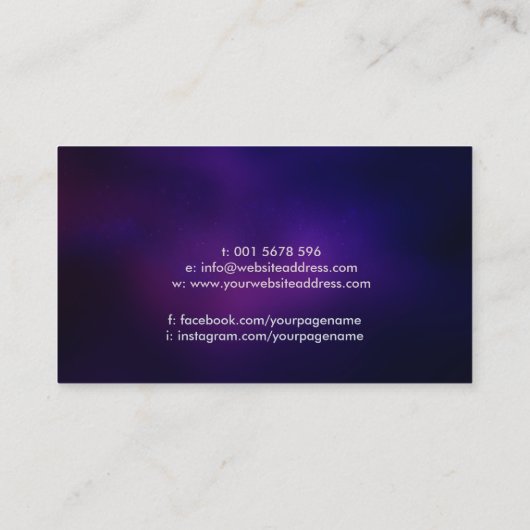 Heilhandschuhe - Energieheilung - Reiki Visitenkarte (Rückseite)