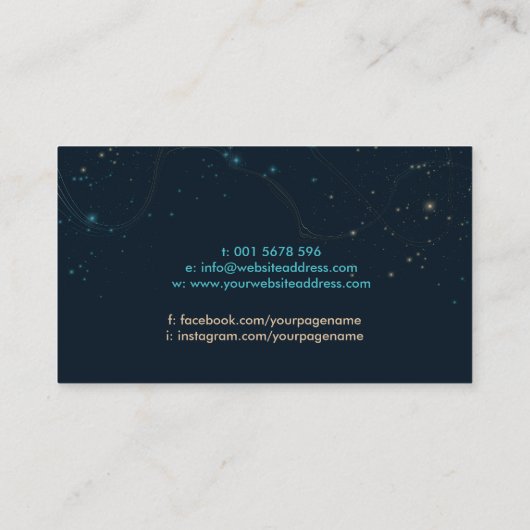 Heilhandschuhe - Energieheilung - Reiki Visitenkarte (Rückseite)