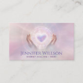 Heilhandschuhe - Energieheilung - Reiki Visitenkarte (Vorderseite)