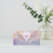 Heilhandschuhe - Energieheilung - Reiki Visitenkarte (Stehend Vorderseite)