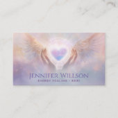 Heilhandschuhe - Energieheilung - Reiki Visitenkarte (Vorderseite)