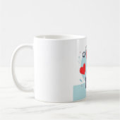 Heilhandschuhe, Gekümmert Herzen - Krankenpflege u Kaffeetasse (Links)