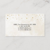 Heilhandschuhe - Triple Moon - Goldene Visitenkart Visitenkarte (Rückseite)