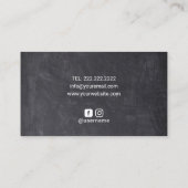 Heilhandschuhe und Vintage Massagetherapie Visitenkarte (Rückseite)