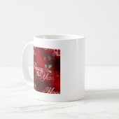 heilig glücklich neues Jahr Kaffeetasse (Vorderseite Links)