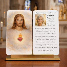 Heilig Herz Jesu Gedenkfoto Gebet