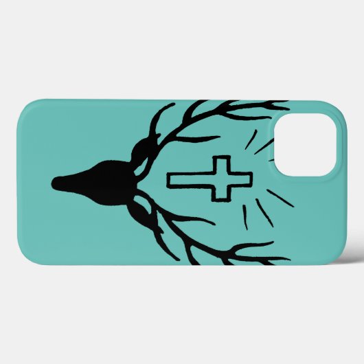 Heilig-Hubert Hirsch Case-Mate iPhone Hülle (Rückseite (Horizontal))