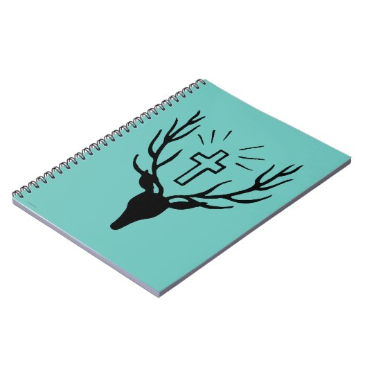 Heilig-Hubert Hirsch Notizblock (Linke Seite)