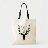 Heilig-Hubert Hirsch Tragetasche (Vorne)