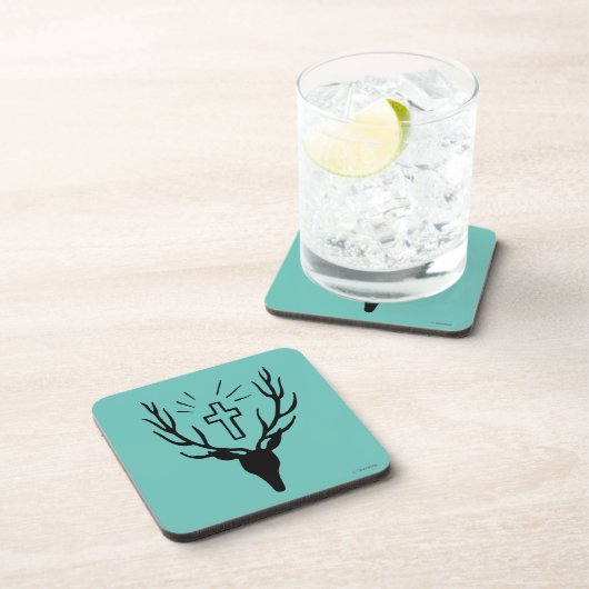 Heilig-Hubert Hirsch Untersetzer (Rechte Seite)