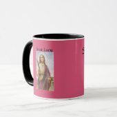 Heilig-Lucy-Kaffee-Tasse Tasse (Vorderseite Links)