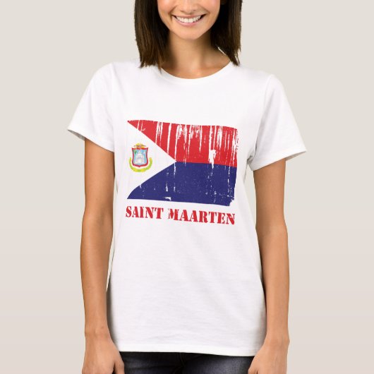 Heilig-Maarten-Flagge T-Shirt (Vorderseite)