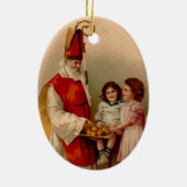 Heilig-Nicholas-Weihnachtsbaum-Verzierung Keramik Ornament (Hinten)