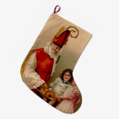 Heilig-Nicholas-WeihnachtsStrumpf Großer Weihnachtsstrumpf (Vorderansicht (hängend))