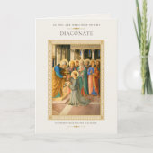 Heilig Stephanus Diakonatsweihe-Gruß Karte (Vorderseite)