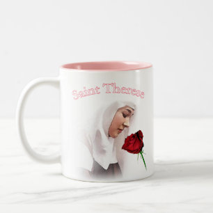 Heilig-Therese-Tasse Zweifarbige Tasse