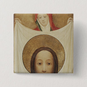 Heilig-Veronica mit dem Sudarium, c.1420 Button