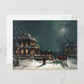 Heiligabend 1880 feiertagspostkarte (Vorne/Hinten)