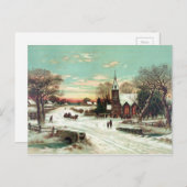 Heiligabend 1898 feiertagspostkarte (Vorne/Hinten)