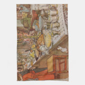 Heiligabend Carl Larsson 1904 Geschirrtuch (Vertikal)