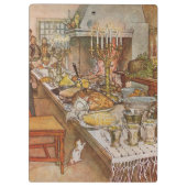 Heiligabend Carl Larsson 1904 Klemmbrett (Rückseite)