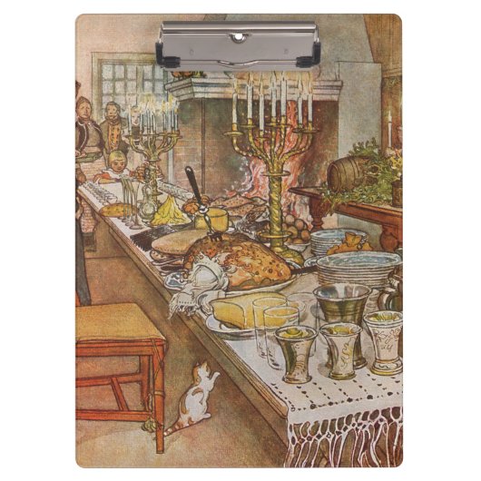 Heiligabend Carl Larsson 1904 Klemmbrett (Vorderseite)