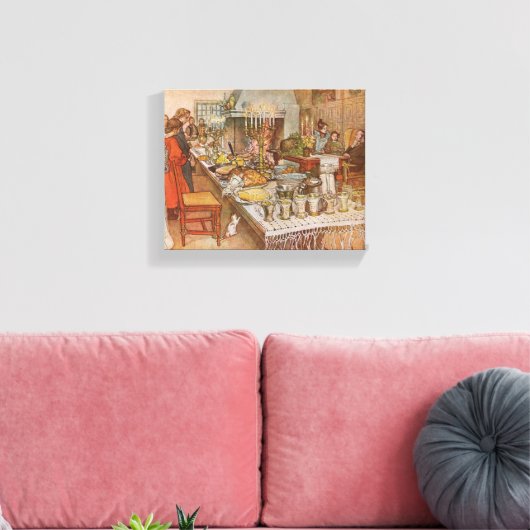 Heiligabend Carl Larsson 1904 Leinwanddruck (Insitu (Wohnzimmer))