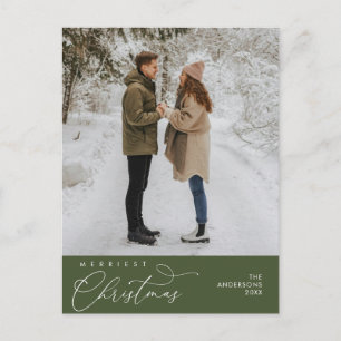 Heiligabend Foto, romantischer Gruß Postkarte