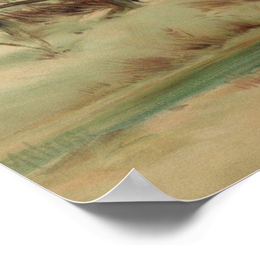 Heiligabend im Land Poster (Ecke)