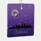 Heiligabend in Cleveland, Ohio Keramikornament (Rechts)