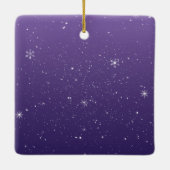 Heiligabend in Seattle, Washington Keramikornament (Rückseite)