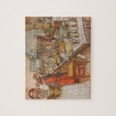 Heiligabend von Carl Larsson, Vintager Urlaub Puzzle (Vertikal)