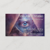 Heilige Achse | Third Eye Design Visitenkarte (Vorderseite)