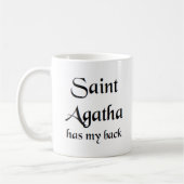 Heilige Agatha Kaffeetasse (Links)