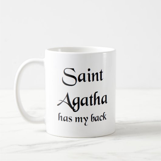 Heilige Agatha Kaffeetasse (Links)