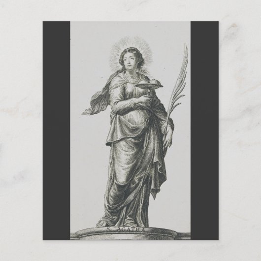 Heilige Agatha von Sizilien (Vorderseite)
