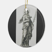 Heilige Agatha von Sizilien Keramik Ornament (Links)