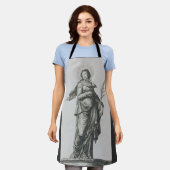 Heilige Agatha von Sizilien Schürze (Getragen)