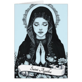 Heilige Agatha von Sizilien Schutzpatron der Krank