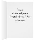 Heilige Agatha von Sizilien Schutzpatron der Krank (Innen (Rechts))