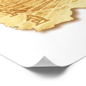 Heilige ägyptische Königskatze Poster (Ecke)