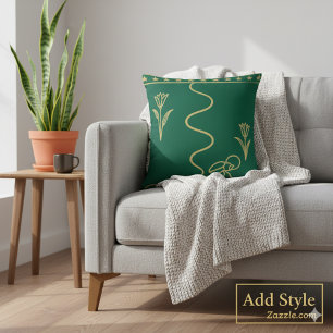 Heilige ägyptische Symbole Abstrakte Kunst Kissen