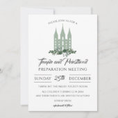 Heilige am letzten Tag Tempelpreview Einladung (Vorderseite)