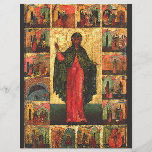 Heilige Anastasia die Befreierin Byzantinische Kun Flyer