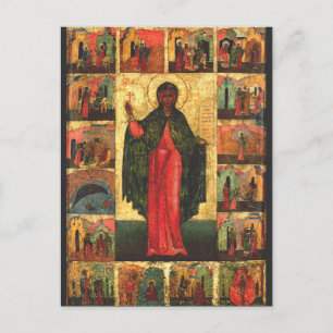 Heilige Anastasia die Befreierin Byzantinische Kun Postkarte