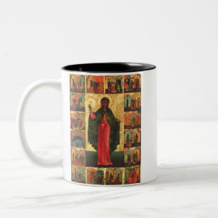 Heilige Anastasia die Befreierin Byzantinische Kun Zweifarbige Tasse