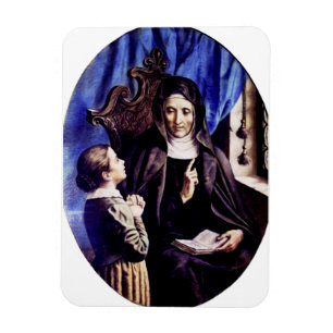 Heilige Angela Merici Patronin der Erzieher und Magnet