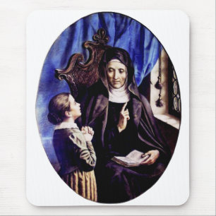 Heilige Angela Merici Patronin der Erzieher und Mousepad